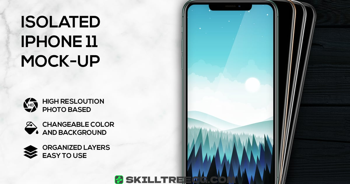 iPhone 11 mockup（734461）-技能树